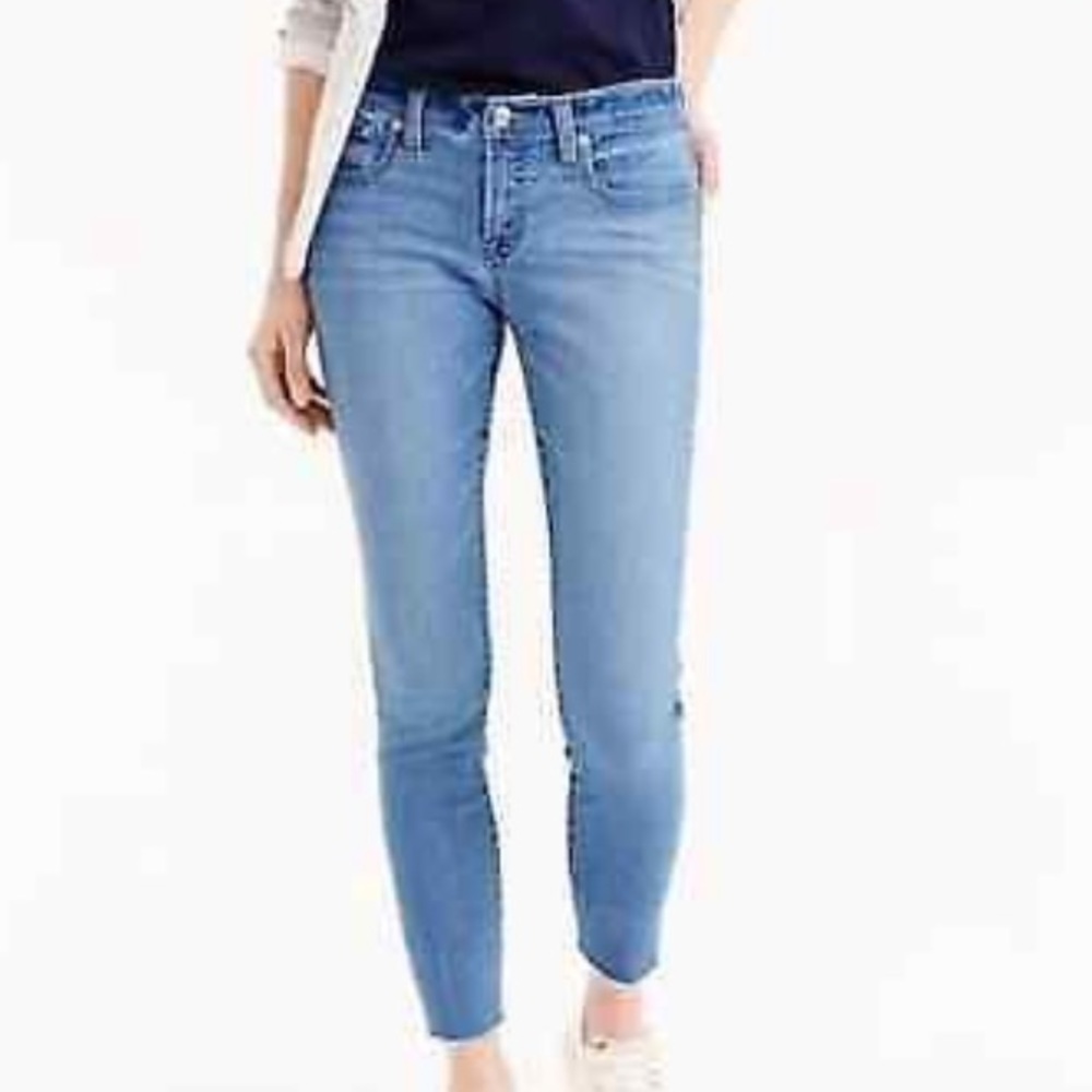 NWT J. Crew side slit skinny jean